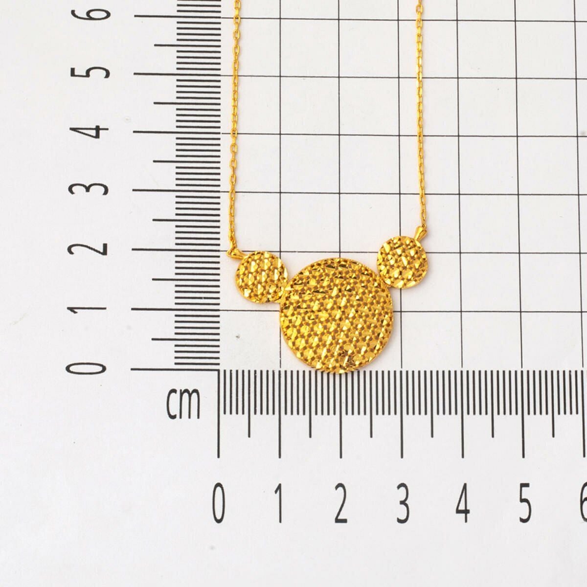 22K Yellow Gold Flower of Life Necklace (5.24 g)