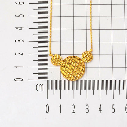 22K Yellow Gold Flower of Life Necklace (5.24 g)