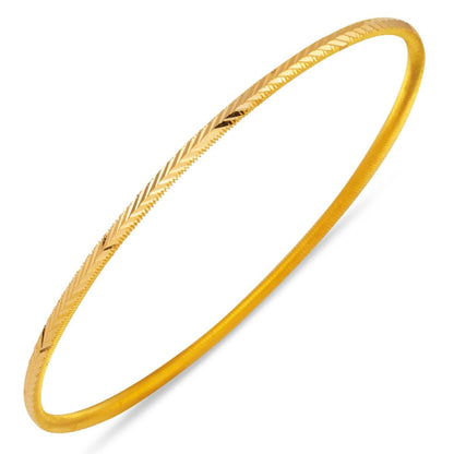 22K Yellow Gold Investment Ajda Bangle (11 g)