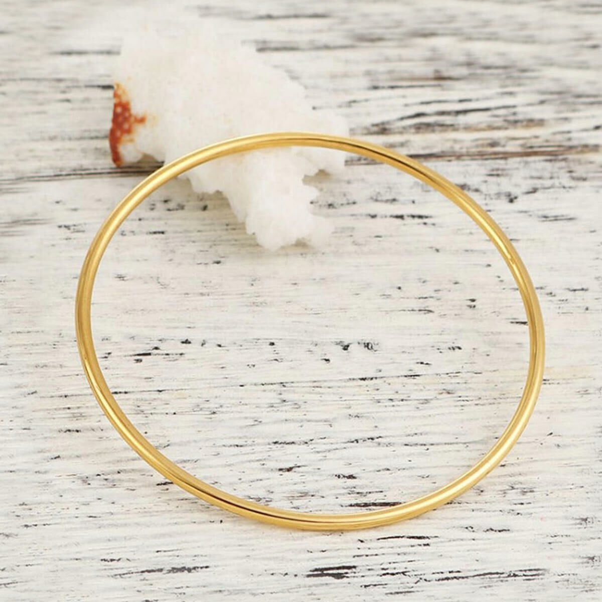 22K Yellow Gold Investment Ajda Bangle (14 g)