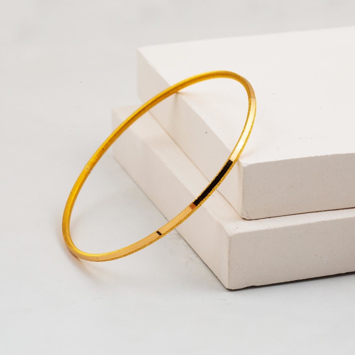 22K Yellow Gold Investment Double Ajda Bangle (24 g)