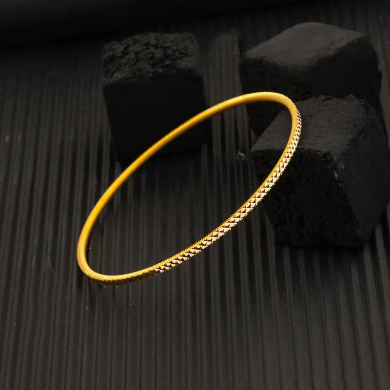 22K Yellow Gold Investment Ajda 3-Piece Bangle Set