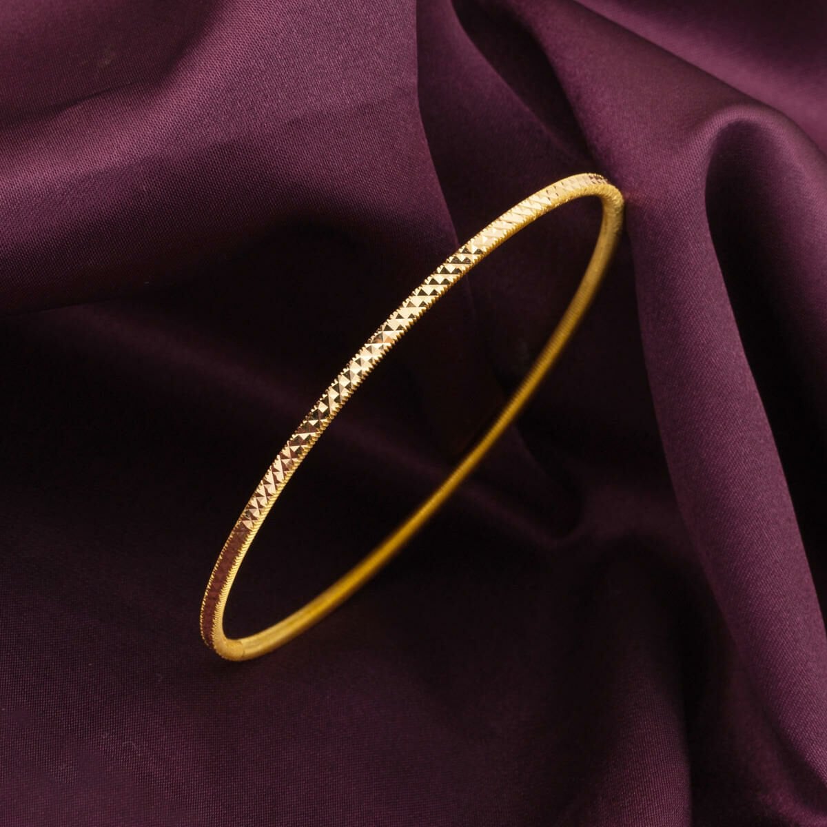 22K Yellow Gold Investment Ajda 3-Piece Bangle Set