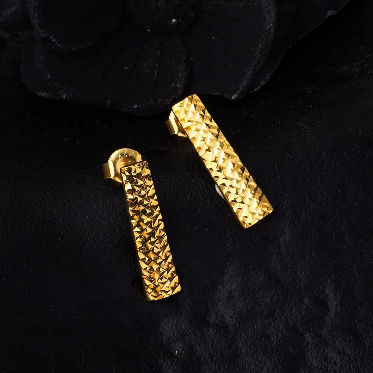 22K Yellow Gold Snake Skin Jewelry Set