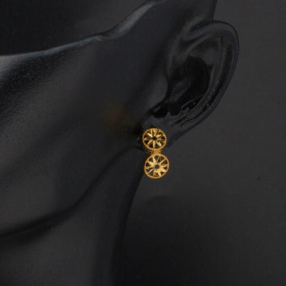 22K Yellow Gold Star 2-Piece Set