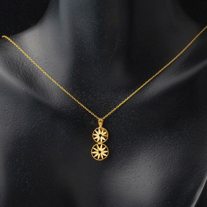 22K Yellow Gold Star Necklace (2.3 g)