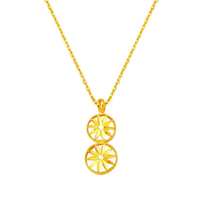 22K Yellow Gold Star Necklace (2.3 g)