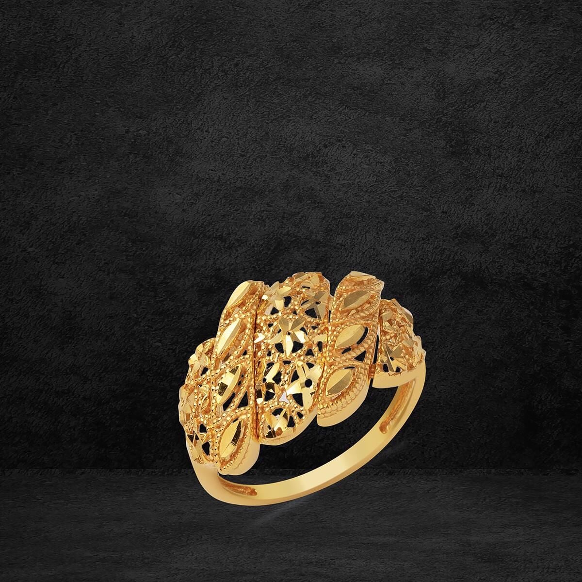 22K Yellow Gold Star Ring (5.03 g)