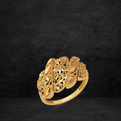 22K Yellow Gold Star Ring (5.03 g)