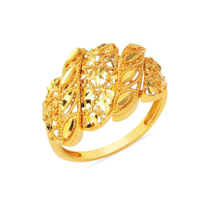 22K Yellow Gold Star Ring (5.03 g)
