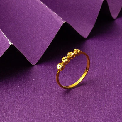 22K Yellow Gold Star Ring (1.48 g)
