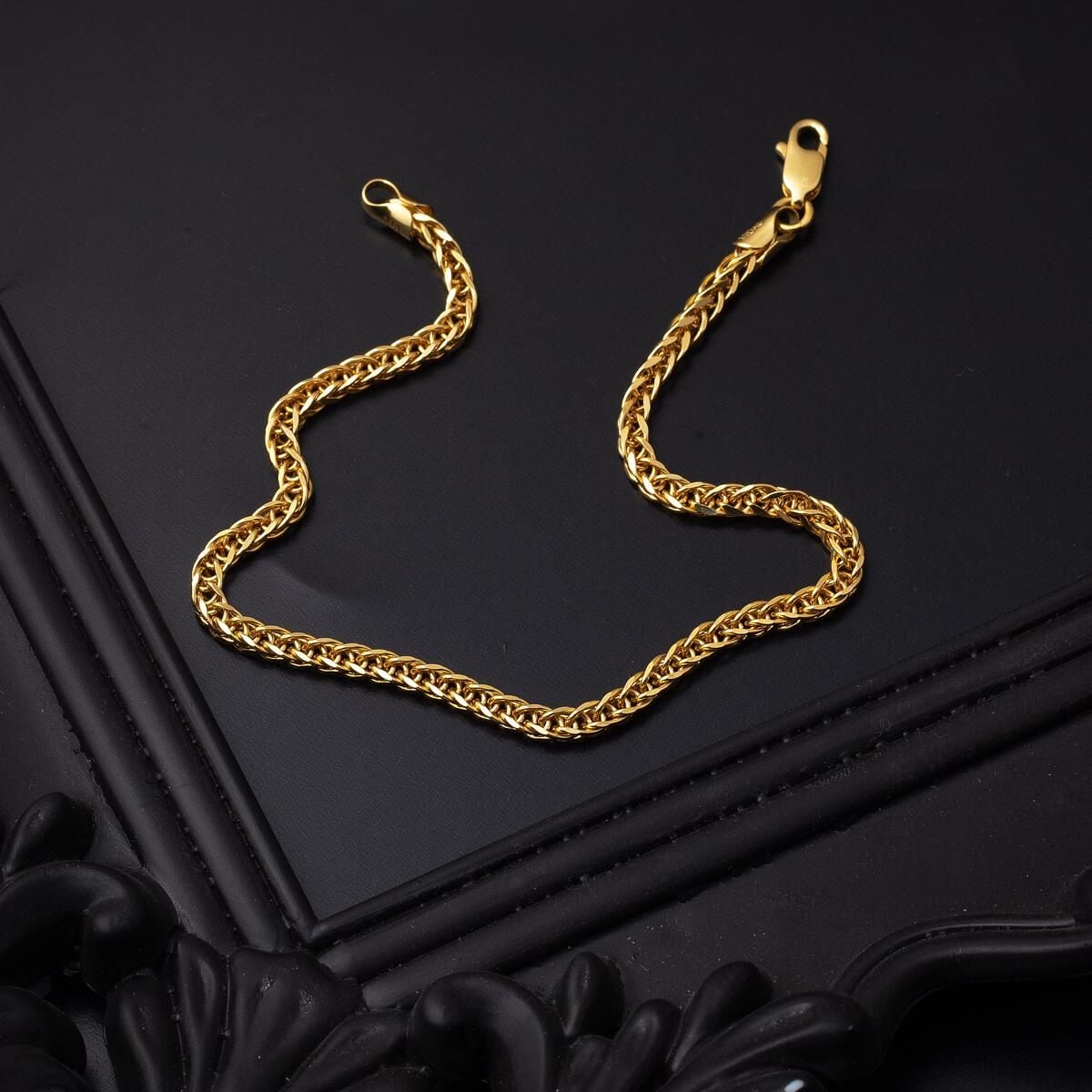 14K Yellow Gold Chain Necklace and Bracelet Set (9.67 g)