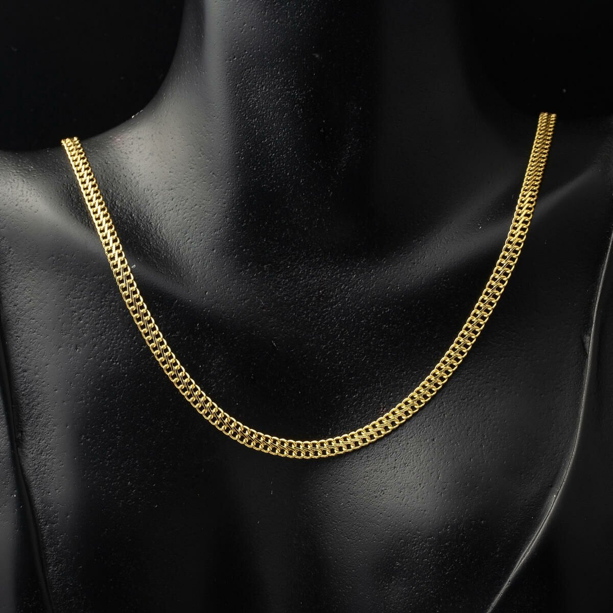 14K Yellow Gold Chain Necklace and Bracelet Set (4.63 g)