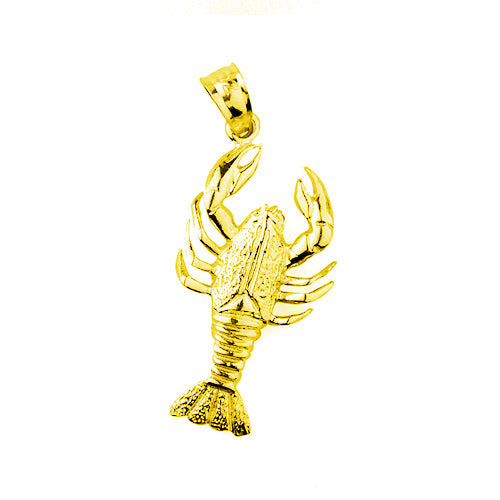 14K Gold 20MM Lobster Charm