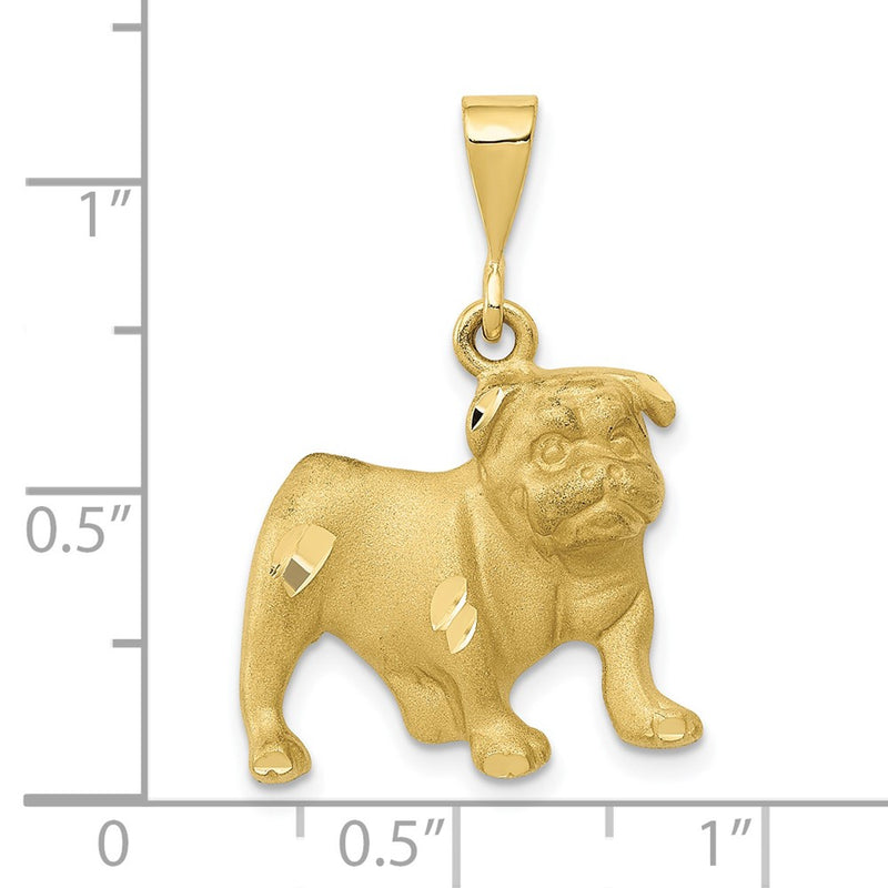 10K Two-tone Gold Dolphin Charm