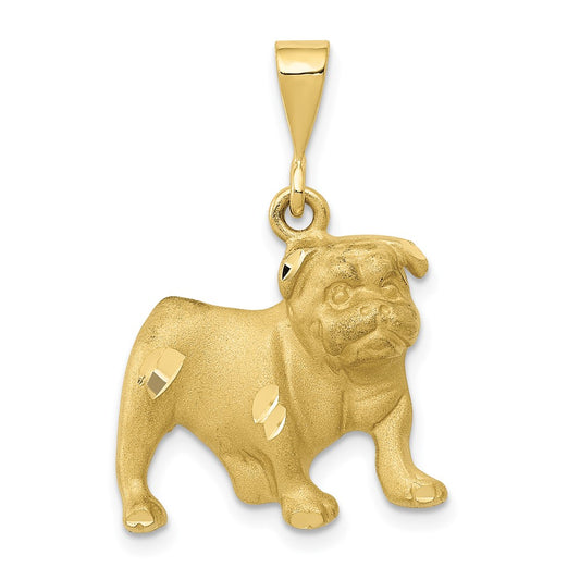 10K Two-tone Gold Dolphin Charm