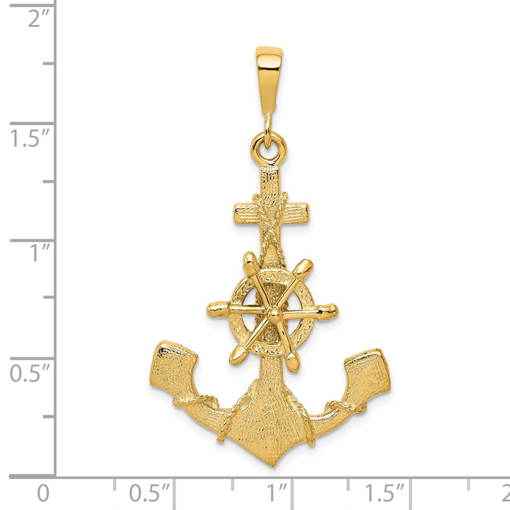 10k Yellow Gold Anchor Charm
