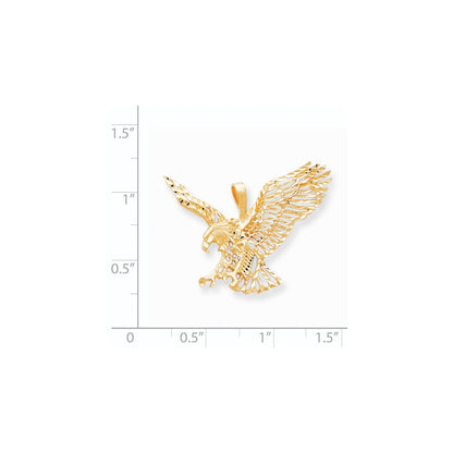 10k Yellow Gold LARGE EAGLE CHARM