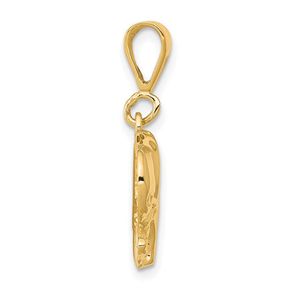 10k Yellow Gold Elephant Charm