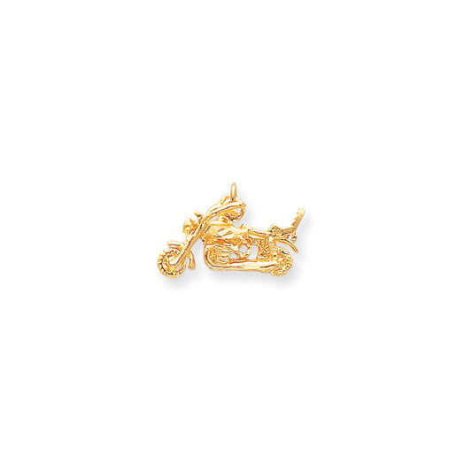 10k Yellow Gold MOTORCYCLE CHARM