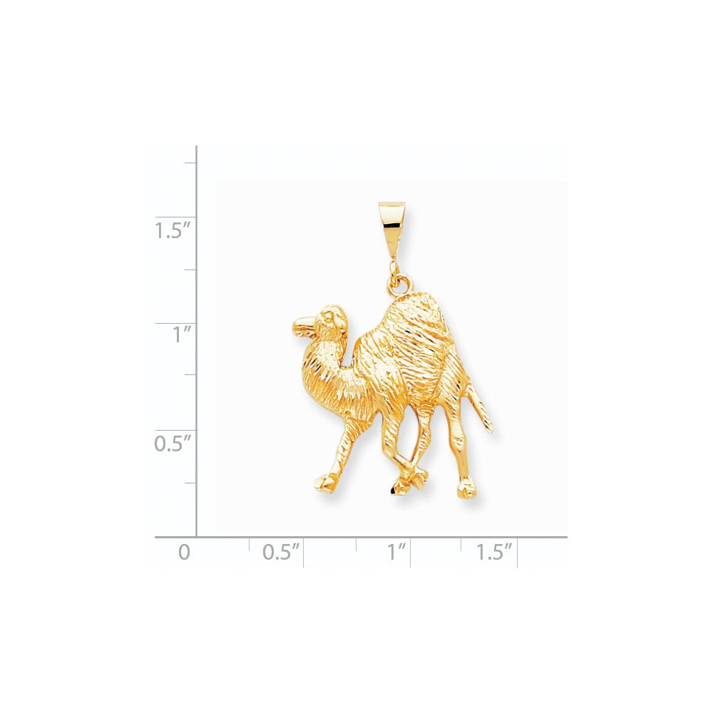 10k Yellow Gold CAMEL CHARM