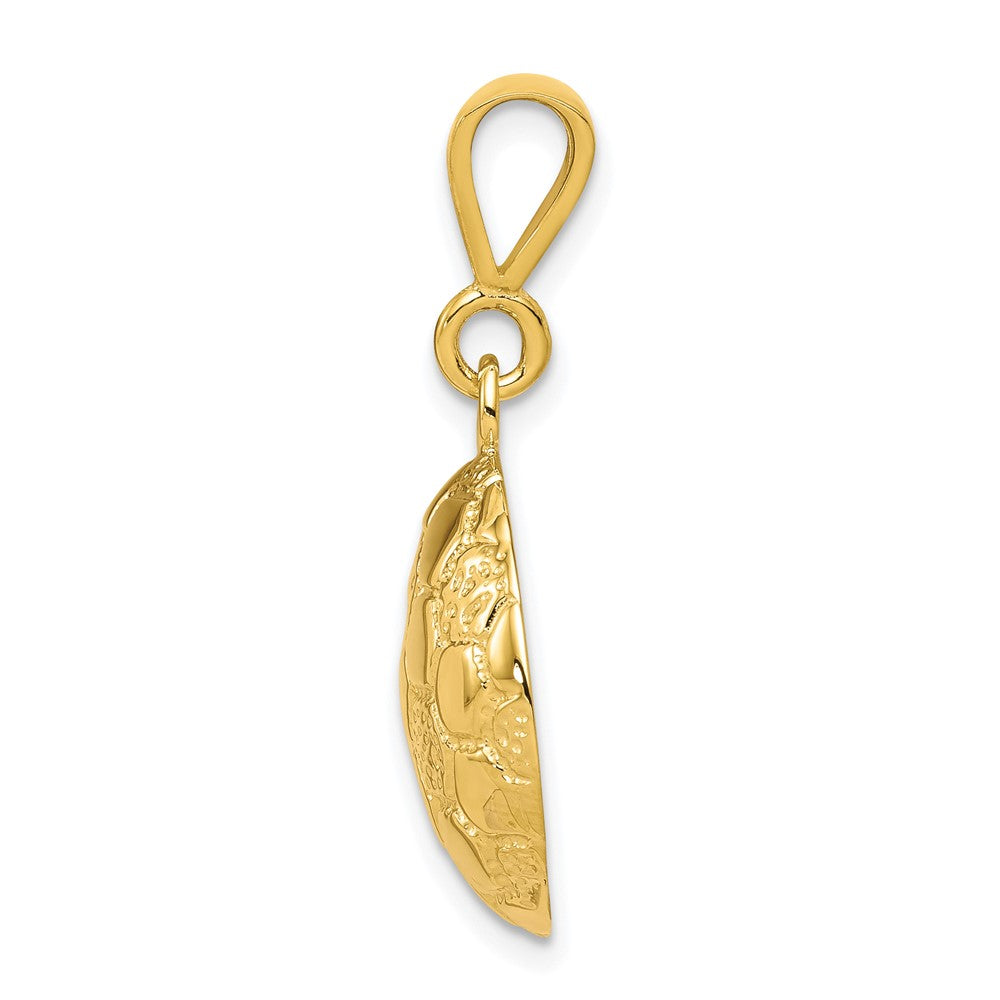 10k Yellow Gold Soccer Ball Charm