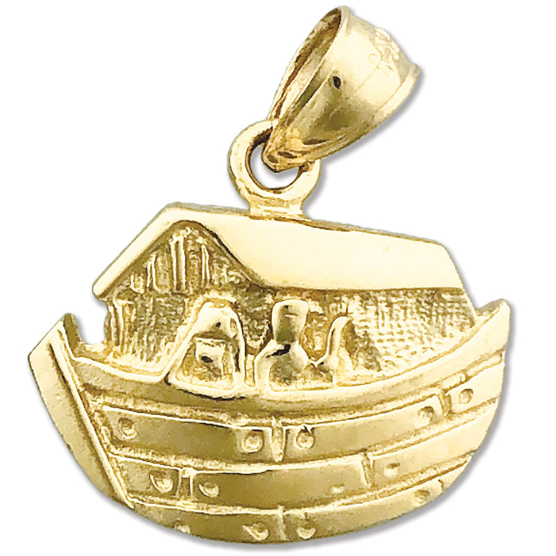 14K Gold Noah's Ark with Noah Charm