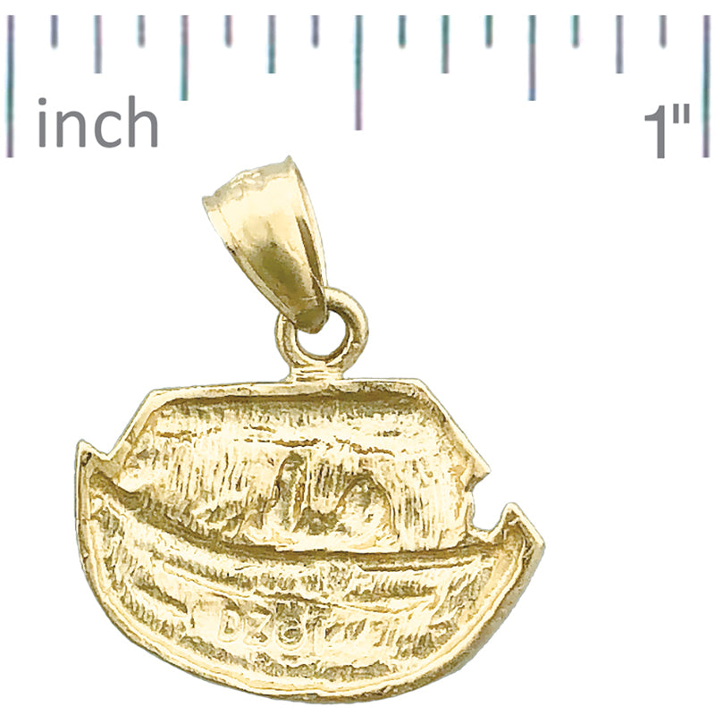 14K Gold Noah's Ark with Noah Charm