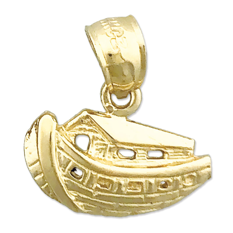 14K Gold Noah's Ark Charm