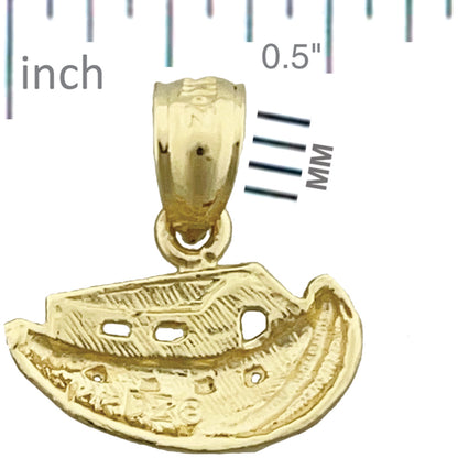 14K Gold Noah&#39;s Ark Charm