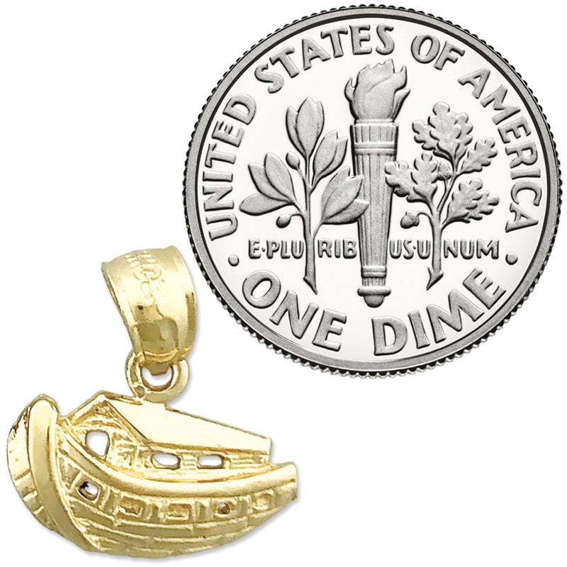 14K Gold Noah&#39;s Ark Charm