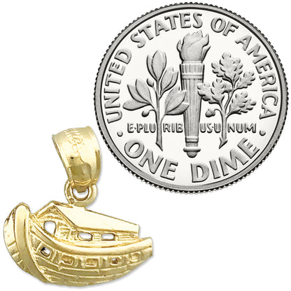 14K Gold Noah&#39;s Ark Charm