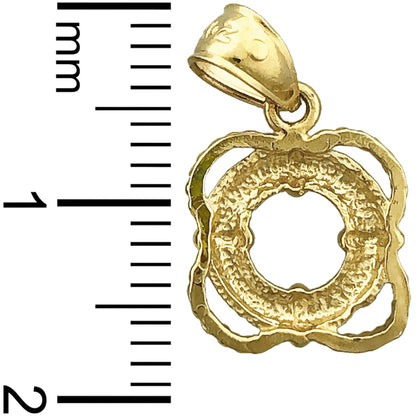 14K Gold Life Preserver Charm