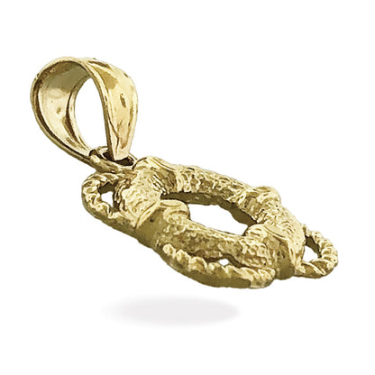14K Gold Life Preserver Charm