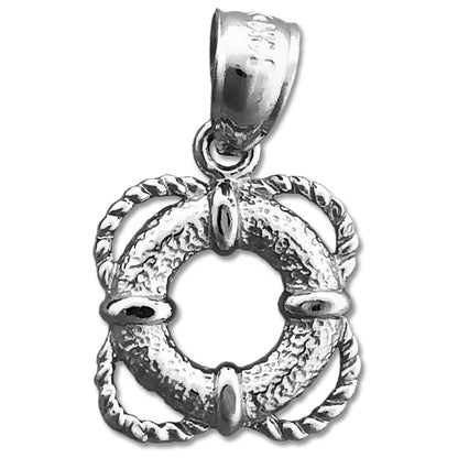 14K Gold Life Preserver Charm