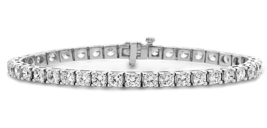 10 ct. tw. 14K White Gold Classic Four Prong Diamond Tennis Bracelet