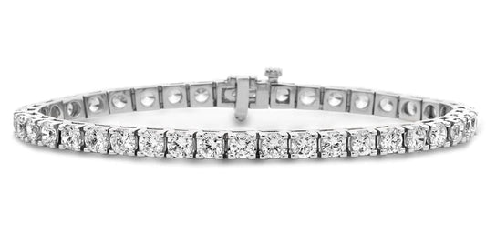 8 ct. tw. 14K White Gold Classic Four Prong Diamond Tennis Bracelet