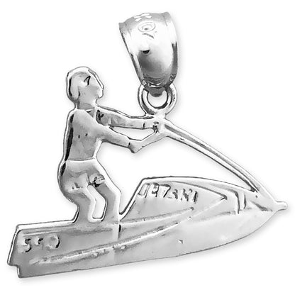 14K Gold Jet Ski Charm