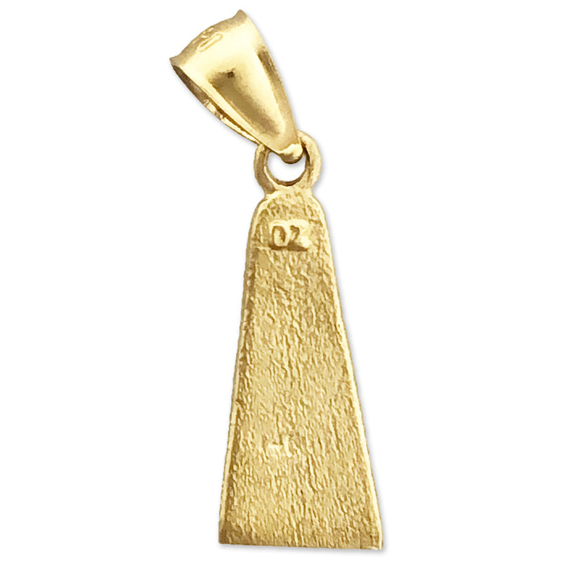14K Gold Snorkel Fin Charm