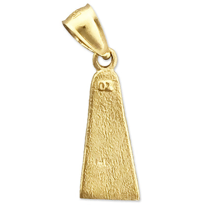 14K Gold Snorkel Fin Charm