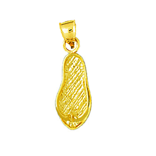 14K Gold Small Flip Flop Charm