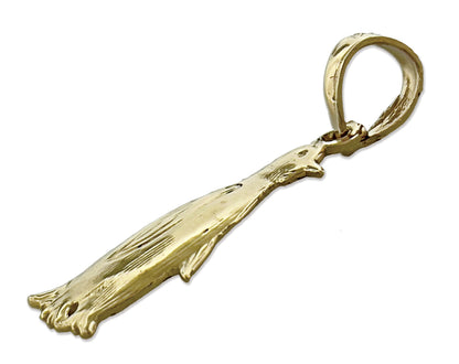 14K Gold Penguin Charm