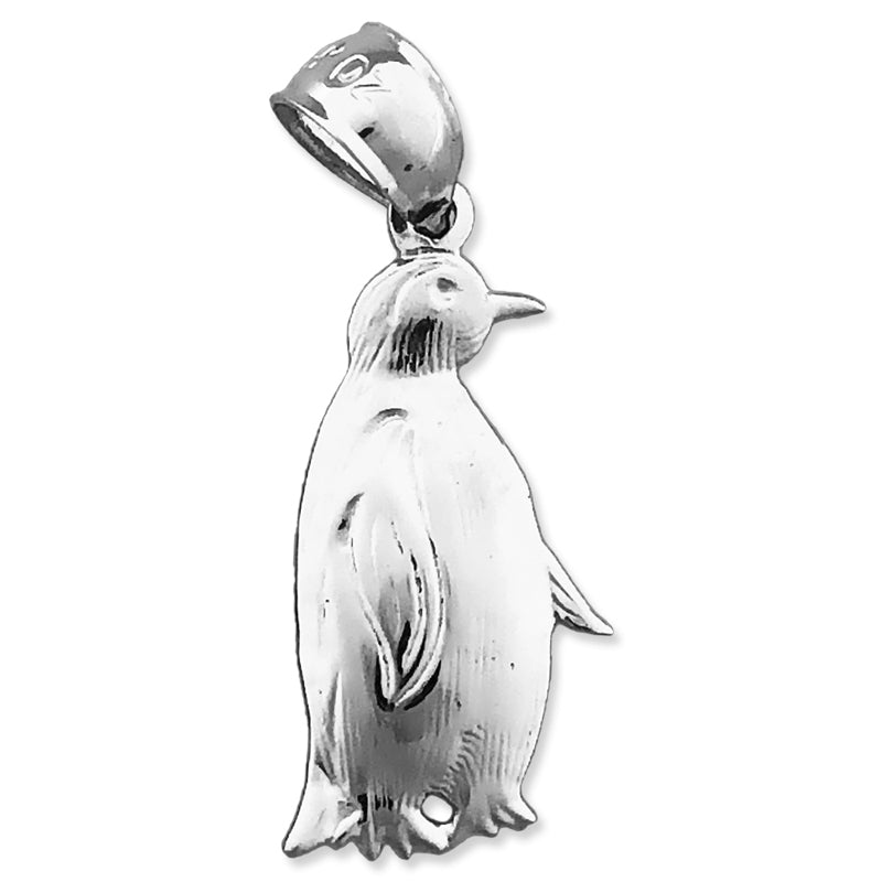 14K Gold Penguin Charm