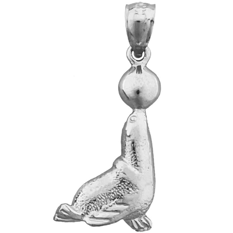 14K Gold Sea Lion Charm