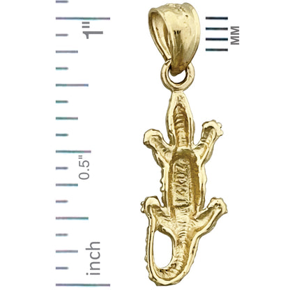 14K Gold Gator Charm
