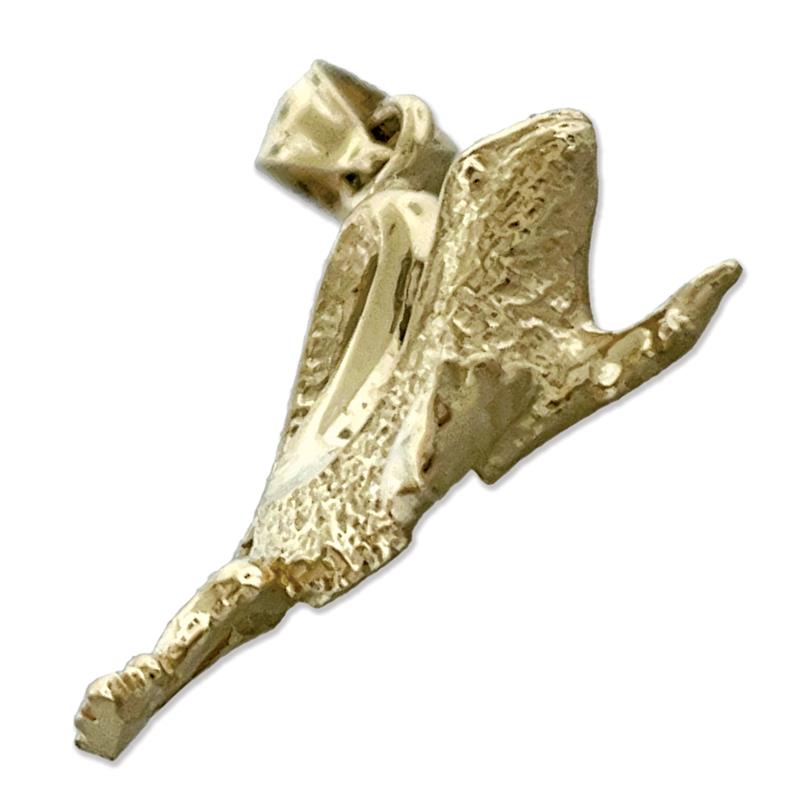 14K Gold Gecko Charm