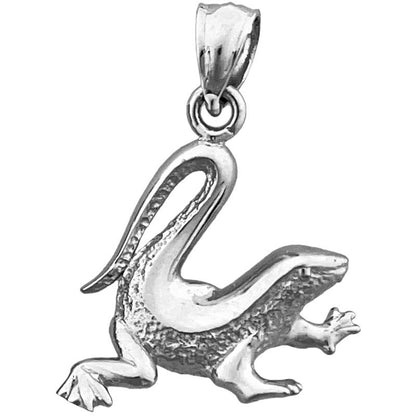 14K Gold Gecko Charm