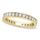 0.50 CT. T.W. Certified Natural Diamond Eternity Wedding Band in Solid 18K Gold (G/SI2)