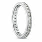 0.75 CT. T.W. Natural Diamond Channel-Set Eternity Wedding Band in Solid 14K White Gold