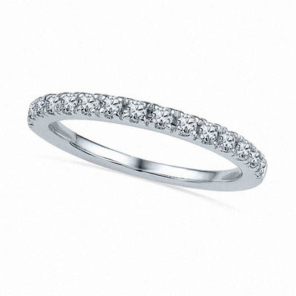1.25 CT. T.W. Princess-Cut Natural Diamond Frame Bridal Engagement Ring Set in Solid 10K White Gold